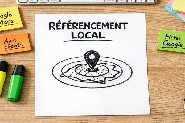 Référencement local : guide complet avec les 3 piliers (Google Maps, avis clients, fiche Google) pour artisans et PME